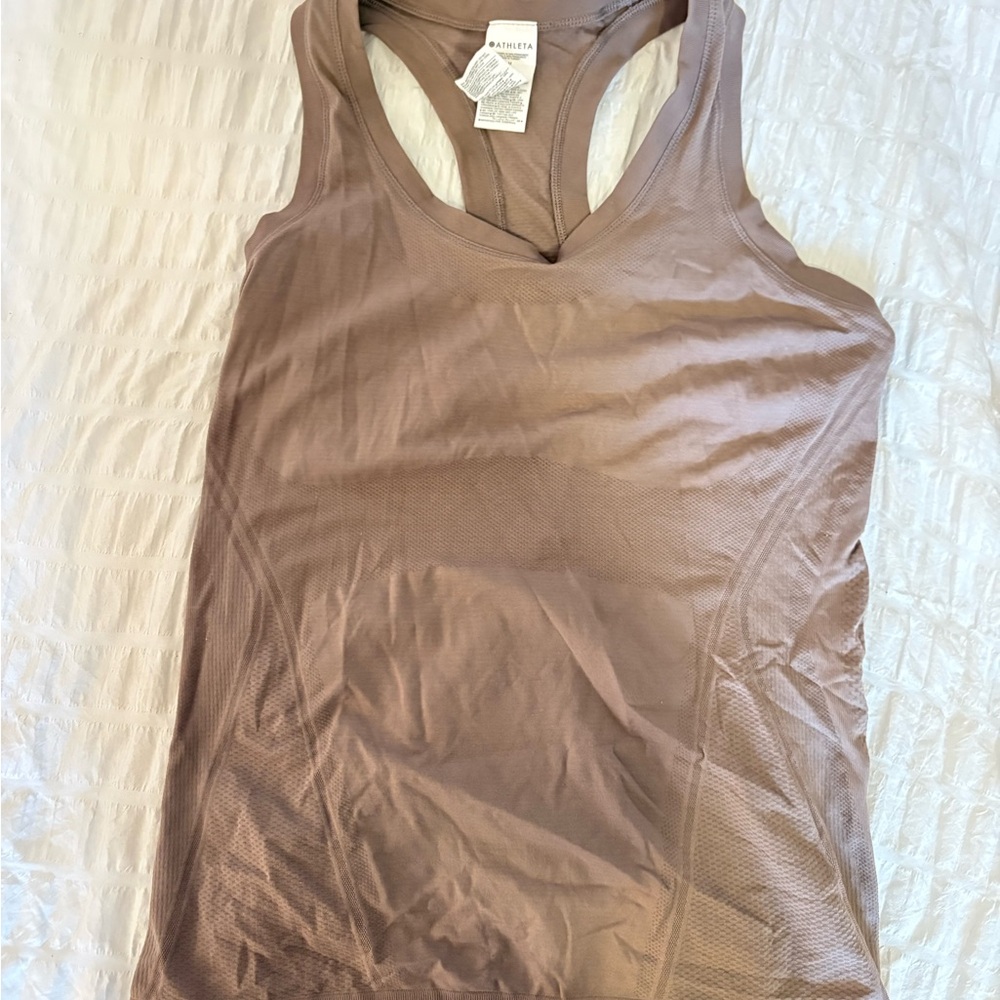 Athleta brown Racerback Tank Top